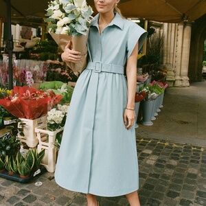 NWT Tuckernuck Chloe Dress in Slate Blue (XS - Perfect Condition!) 💙